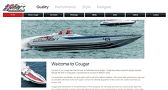 Desktop Screenshot of cougar-powerboats.com